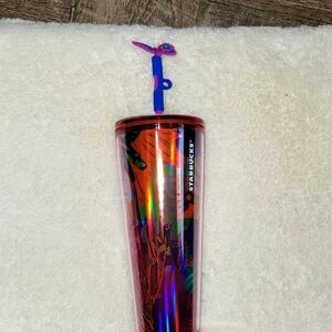 Starbucks Multicolor Butterfly Tumbler